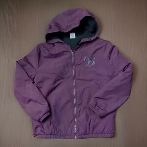 PINK Victoria's Secret Purple Sherpa Anorak Hooded Jacket, Size X-Small